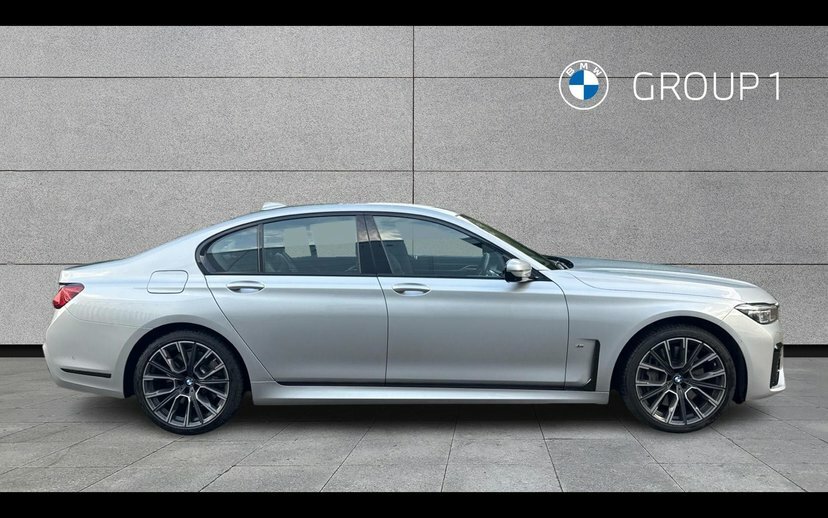 BMW 7 Series 750I Xdrive M Sport Saloon Silver #3