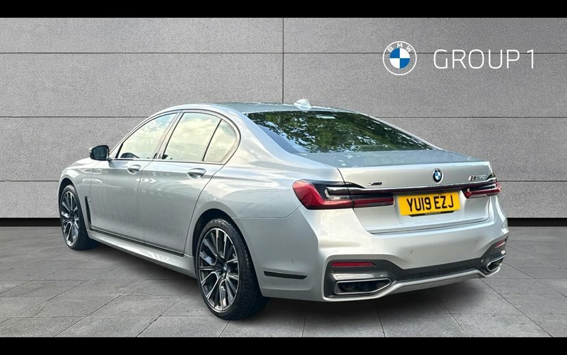 BMW 7 Series 750I Xdrive M Sport Saloon Silver #2