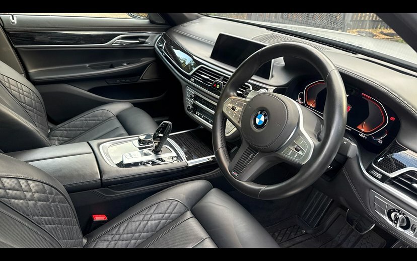 BMW 7 Series 750I Xdrive M Sport Saloon Silver #6