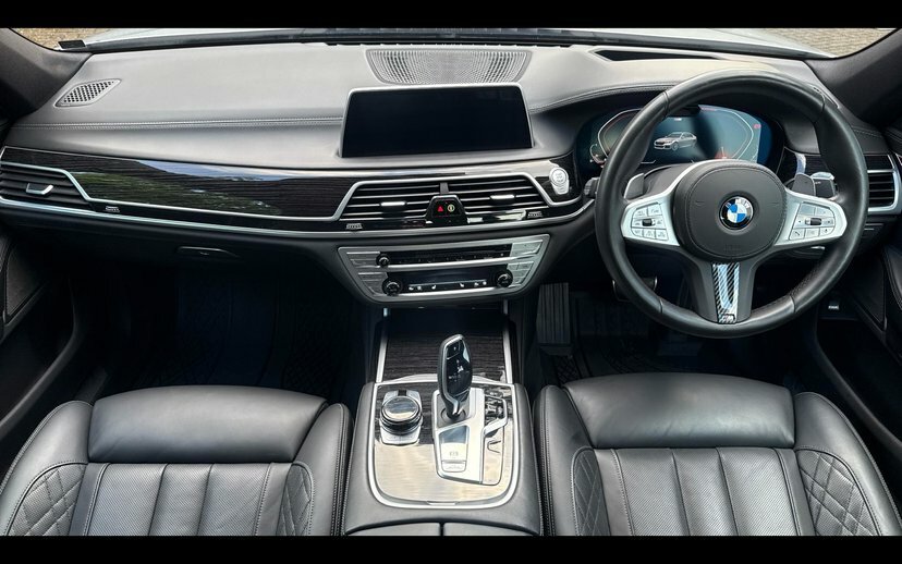 BMW 7 Series 750I Xdrive M Sport Saloon Silver #4