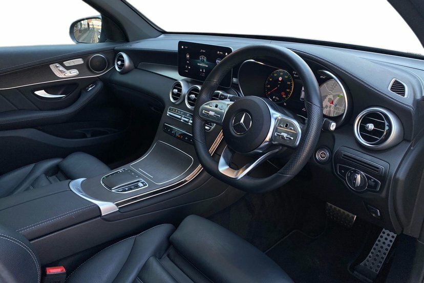 Mercedes-Benz GLC Class 2.0 Glc300h Mhev Amg Line Premium Plus Coupe Black #5