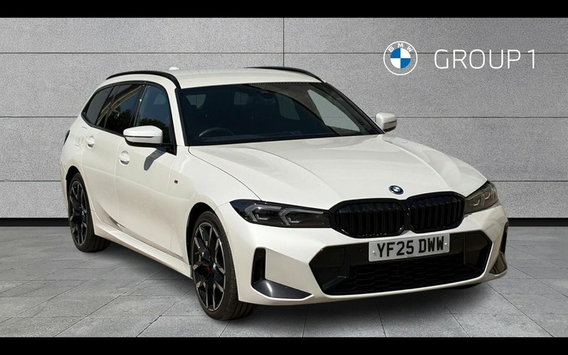BMW 3 Series 330E M Sport Touring White