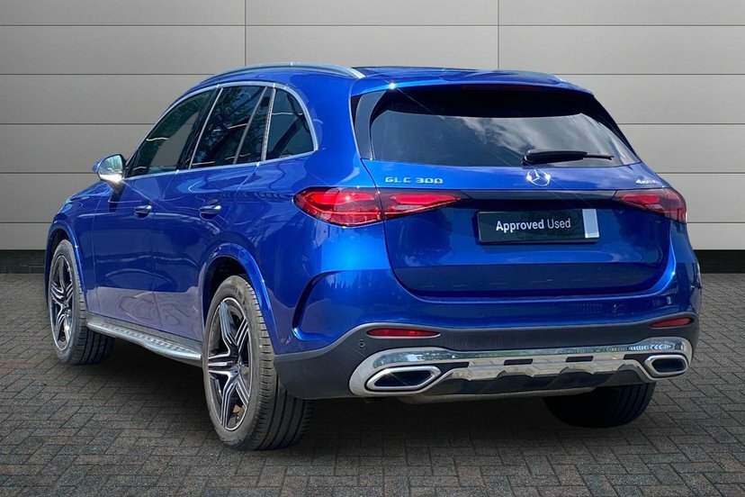 Mercedes-Benz GLC Class Glc300h Mhev Amg Line Premium DK74MLV Blue #2