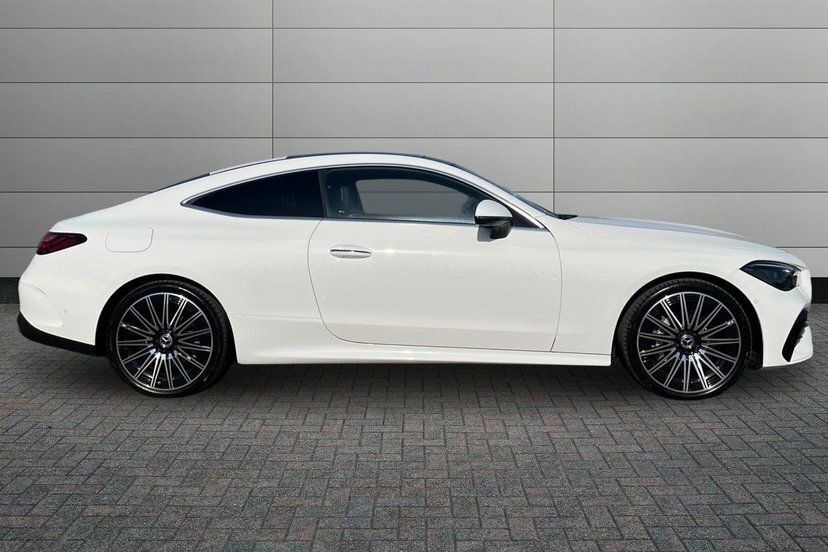 Mercedes-Benz CLE Class Cle200h Mhev Amg Line Premium Plus Coupe White #3