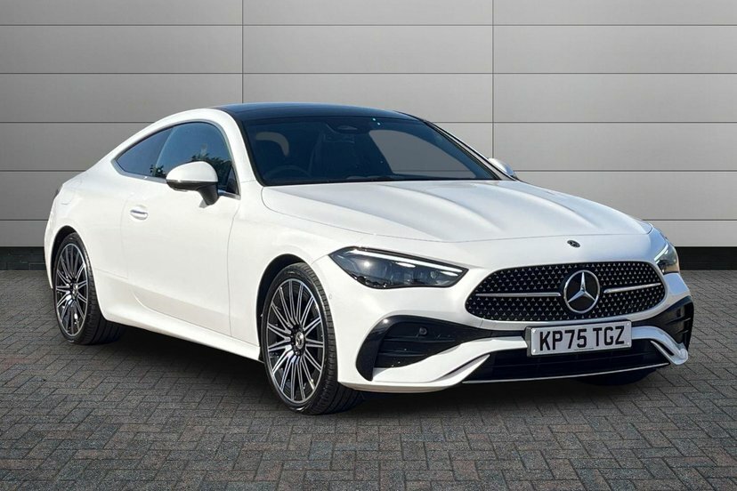 Mercedes-Benz CLE Class Cle200h Mhev Amg Line Premium Plus Coupe White