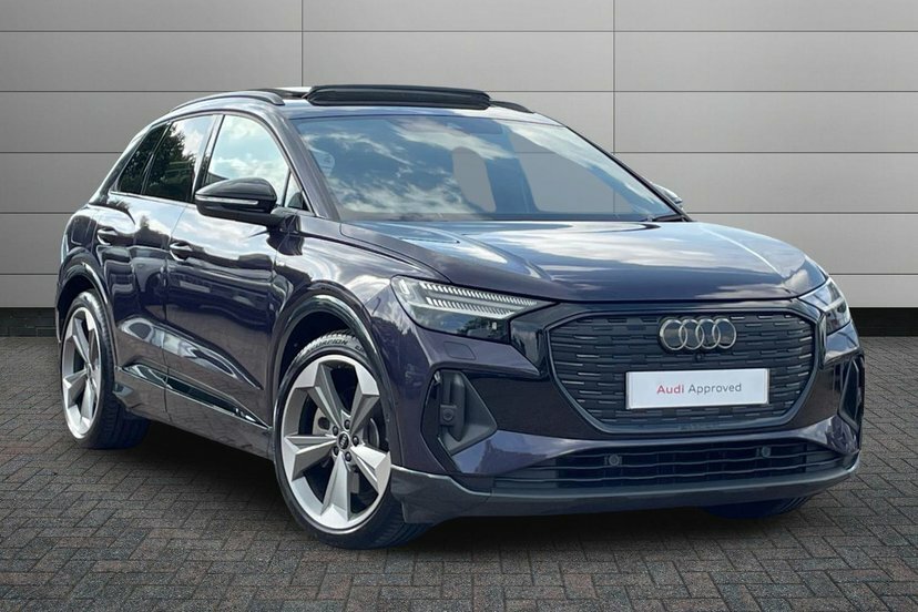 Audi Q4 E Tron 210Kw 45 Quattro 82Kwh Black Edition Blue #1
