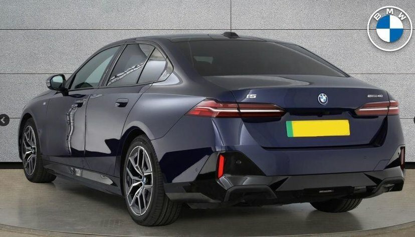 BMW i5 I5 Edrive40 M Sport Saloon Blue #2