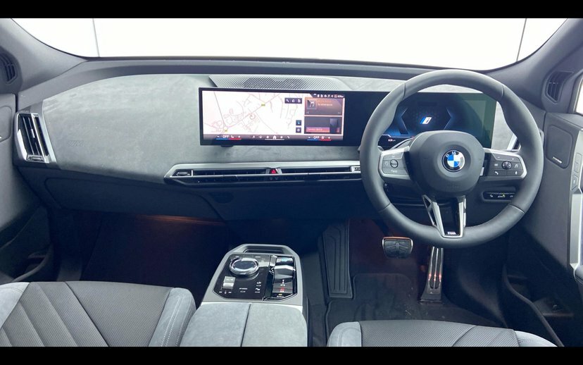 BMW iX Ix Xdrive45 M Sport FV26WAJ Black #4