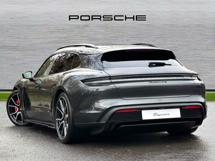 Porsche Taycan Performance Plus 105Kwh Black Edition 4S Sport Tur HJ26CWL Grey #3