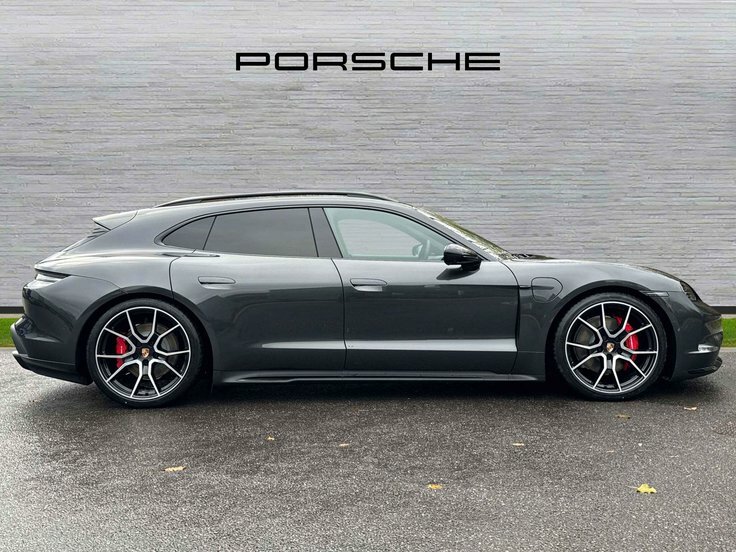 Porsche Taycan Performance Plus 105Kwh Black Edition 4S Sport Tur HJ26CWL Grey #2