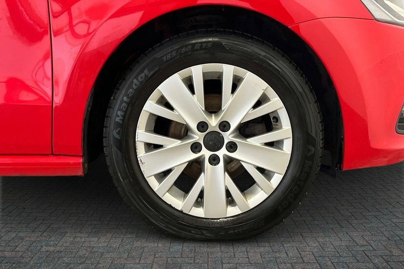 Volkswagen Polo 1.2 Tsi Bluemotion Tech Se Hatchback Ma Red #5