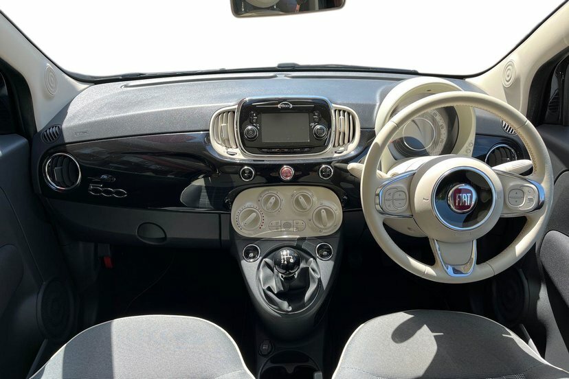 Fiat 500 1.2 Lounge Hatchback 69 Bhp Black #6