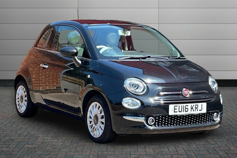 Fiat 500 1.2 Lounge Hatchback 69 Bhp Black