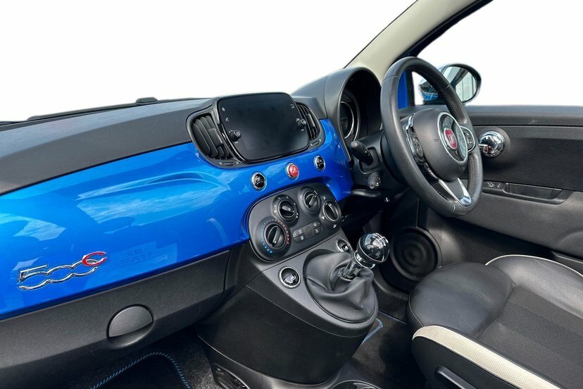 Fiat 500C 1.2 Mirror Convertible 69 Bhp Blue #2