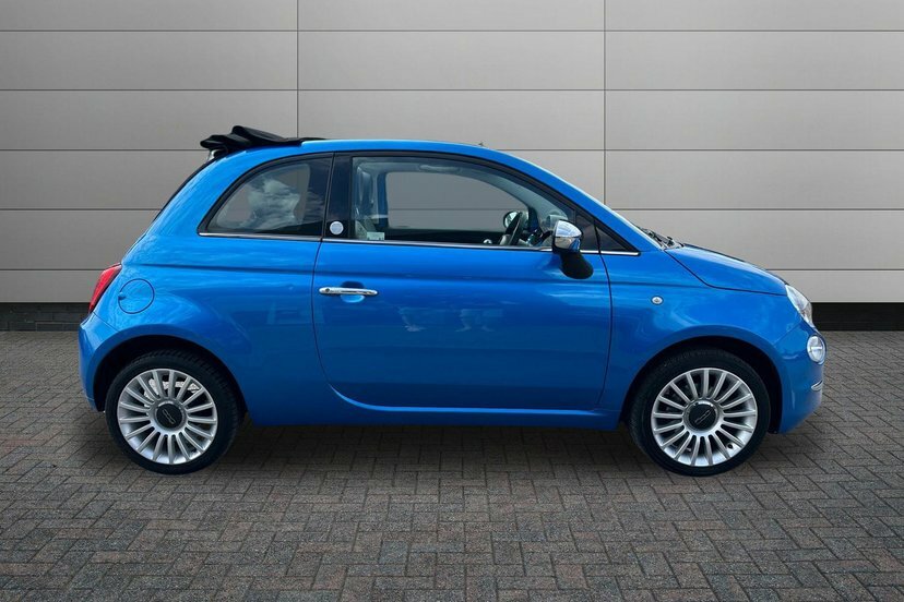 Fiat 500C 1.2 Mirror Convertible 69 Bhp Blue #4