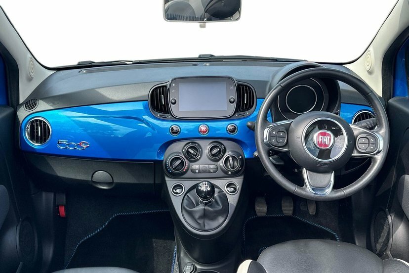 Fiat 500C 1.2 Mirror Convertible 69 Bhp Blue #6