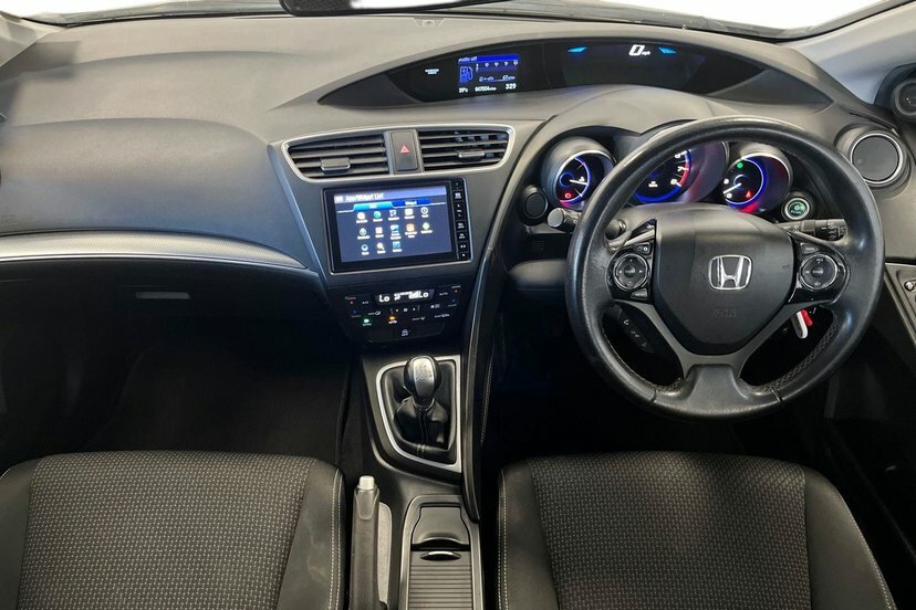 Honda Civic 1.8 I-vtec Se Plus Navi Hatchback Man Black #6