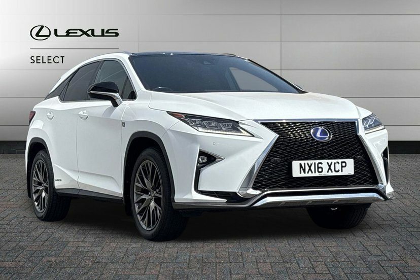 Lexus RX 3.5 450H V6 F Sport Suv Hybrid E-cvt 4W White