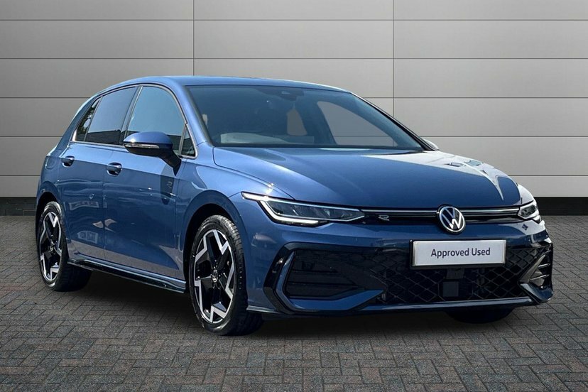 Volkswagen Golf 1.5 Etsi Mhev R-line Hatchback Hybrid D Blue