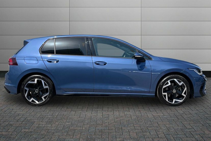 Volkswagen Golf 1.5 Etsi Mhev R-line Hatchback Hybrid D GJ75FWA Blue #4