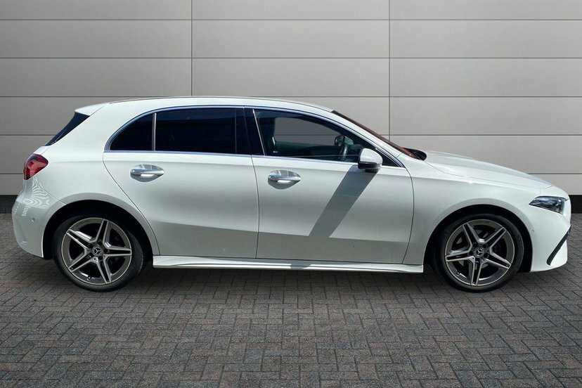 Mercedes-Benz A Class 1.3 A200h Mhev Amg Line Executive Hatchback White #3