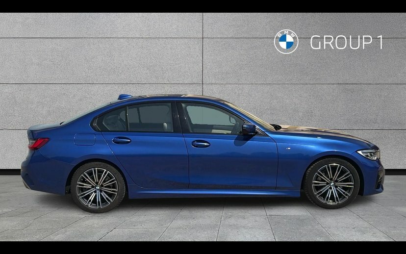 BMW 3 Series 320I M Sport Saloon Blue #3
