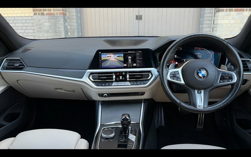 BMW 3 Series 320I M Sport Saloon Blue #4