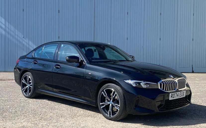 BMW 3 Series 330E M Sport Saloon Black