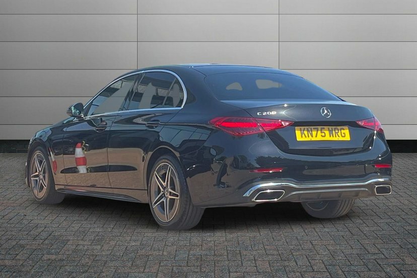 Mercedes-Benz C Class 1.5 C200h Mhev Amg Line Saloon Hybrid G Black #2