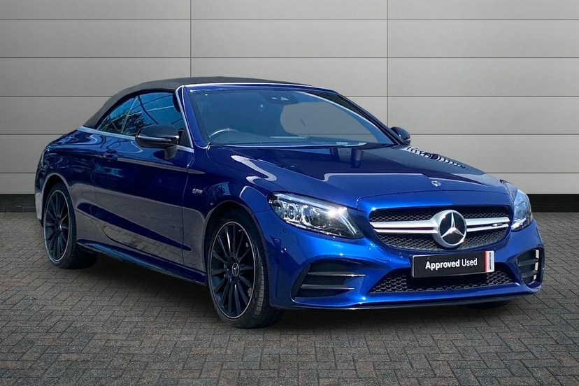 Mercedes-Benz C Class 3.0 C43 V6 Amg Premium Cabriolet G-tr Blue