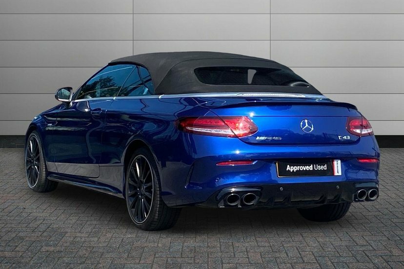 Mercedes-Benz C Class 3.0 C43 V6 Amg Premium Cabriolet G-tr Blue #2