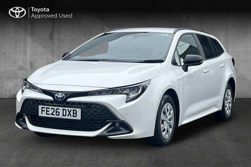 Toyota Corolla 1.8 Vvt-h Car Derived Van Hybrid Cvt 1 FE26DXB White #3