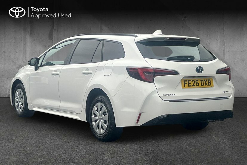 Toyota Corolla 1.8 Vvt-h Car Derived Van Hybrid Cvt 1 FE26DXB White #4