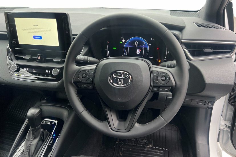 Toyota Corolla 1.8 Vvt-h Car Derived Van Hybrid Cvt 1 FE26DXB White #6