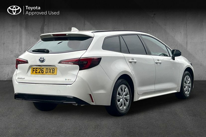 Toyota Corolla 1.8 Vvt-h Car Derived Van Hybrid Cvt 1 FE26DXB White #2
