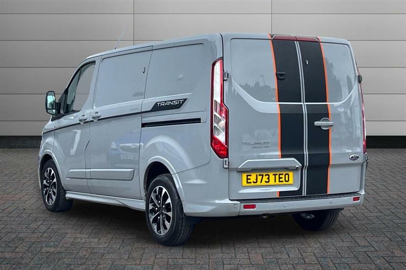 Ford Transit Custom 2.0 Ecoblue 170Ps Low Roof Sport Van EJ73TEO Grey #3