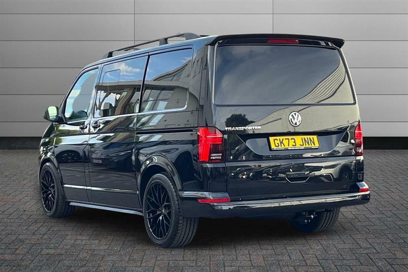 Volkswagen Transporter 2.0 Tdi 150 Highline Kombi Van GK73JNN Black #3