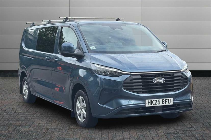 Ford Transit Custom 2.5 Phev 232Ps H1 Double Cab Van Limited Blue