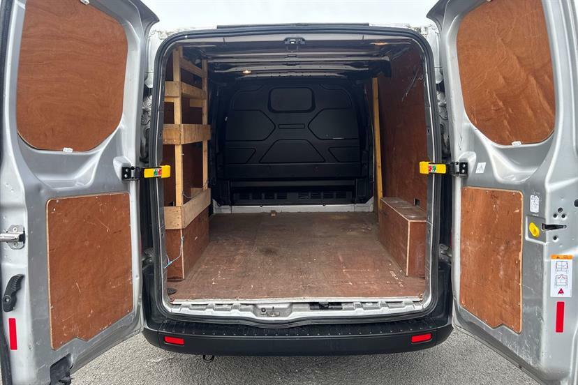 Ford Transit Custom 2.0 Ecoblue Hybrid 130Ps Low Roof Leader Van WN22VVK Silver #2