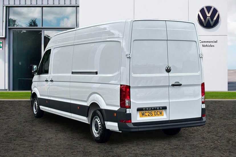 Volkswagen Crafter 2.0 Tdi Cr35 Commerce Plus Panel Van Ma MC26OCM White #3