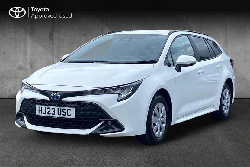 Toyota Corolla 1.8 Vvt-i Hybrid Commercial White #3