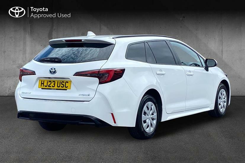 Toyota Corolla 1.8 Vvt-i Hybrid Commercial White #2