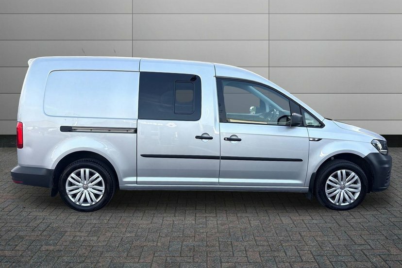 Volkswagen Caddy Maxi 2.0 Tdi C20 Crew Van Double Cab Silver #4