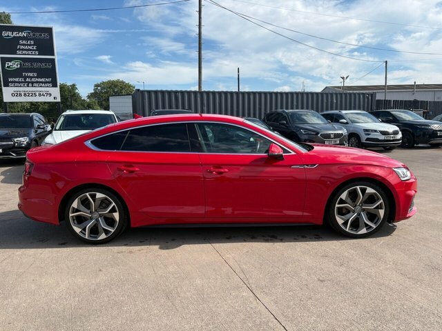 Audi A5 Tdi Ultra S Line Red #3