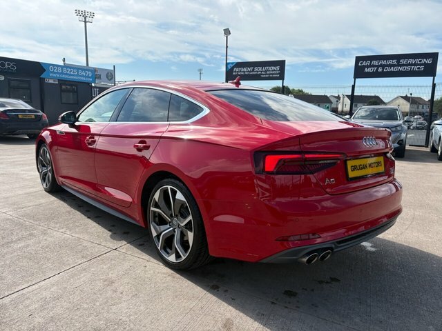 Audi A5 Tdi Ultra S Line Red #6