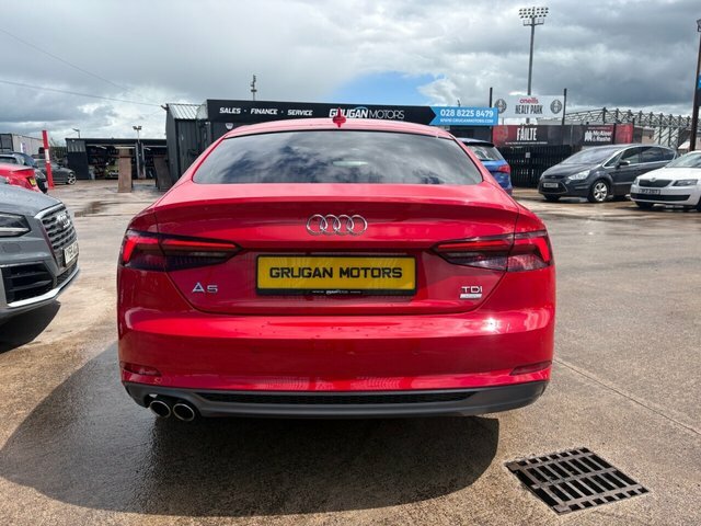 Audi A5 Tdi Ultra S Line Red #4