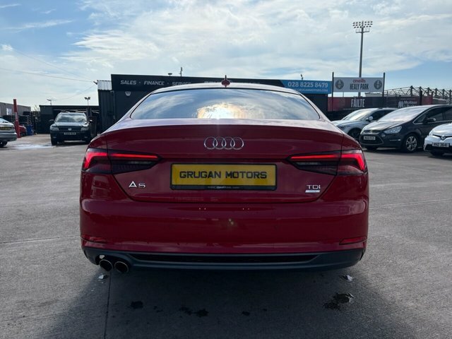 Audi A5 Tdi Ultra S Line Red #5