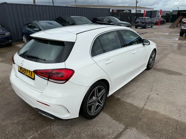 Mercedes-Benz A Class A180d Amg Line Hatchback WG19FYA White #6