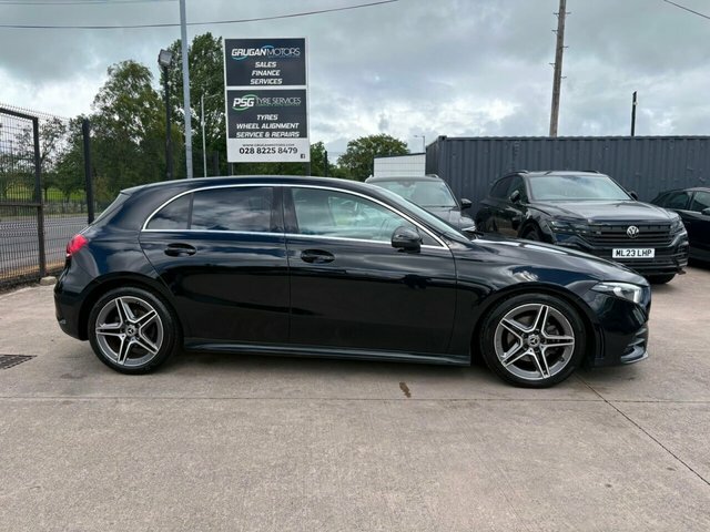 Mercedes-Benz A Class A200d Amg Line Hatchback GU70OSF Black #4