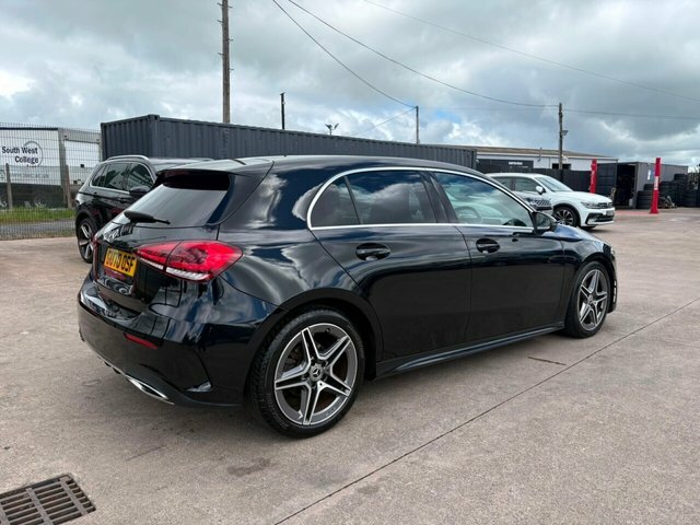 Mercedes-Benz A Class A200d Amg Line Hatchback GU70OSF Black #2